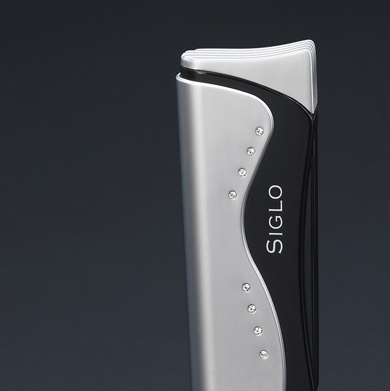 Crystal Slide Cap Lighter